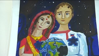 Россия и Индия в детских рисунках