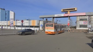 Обработка автобусов на ЕВРАЗ ЗСМК