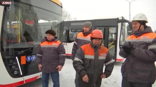 «Космические» автобусы поступили на ЕВРАЗ ЗСМК