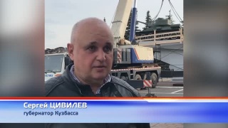 Танк Т-34-85 вернулся на площадь Побед
