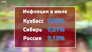 В Кузбассе ускорилась инфляция