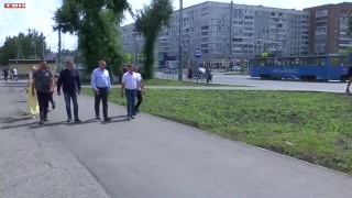 Недочеты при ремонте тротуара на Октябрьском