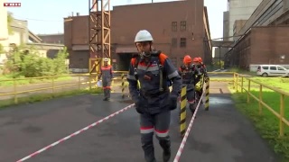 Соревнования газоспасателей ЕВРАЗ ЗСМК