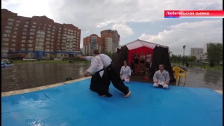 Спортивный праздник под дождем