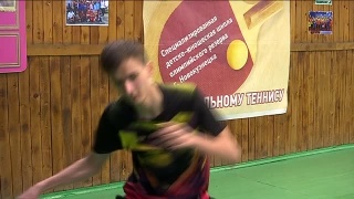 Роман Низовских — победитель первенства Сибири по настольному теннису 