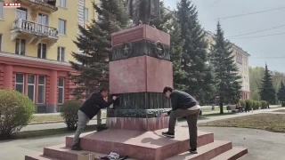 Памятник Кирову в Новокузнецке обновили