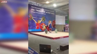 Региональный турнир по тяжелой атлетике в Кемерове 
