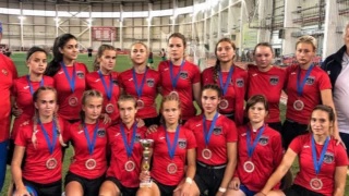Женская команда «Металлурга» завоевала серебро в регби 