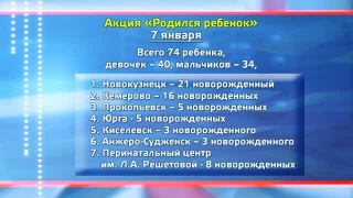 Рожденные 1 и 7 января 2018