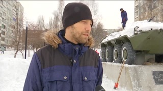 Субботник в Новоильинском районе