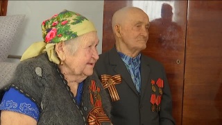 Семья юбиляров в Костенково