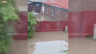 Дожди привели к подтоплению Орджоникидзевского района