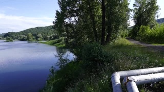 В Междуреченске реконструируют дамбу