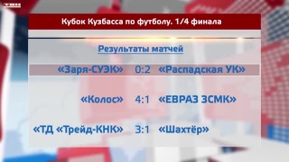 Кубок Кузбасса по футболу. Впереди полуфиналы