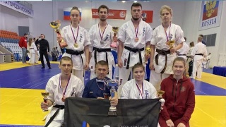 Анастасия Калистратова — чемпион России по шинкиокушинкай 