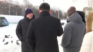 Уборка снега – основной повод для обхода Центрального района 