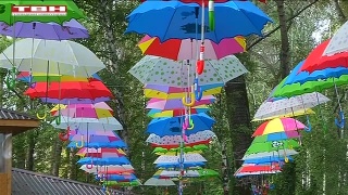 Новокузнецк под куполом парящих зонтиков
