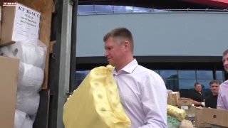Гуманитарный груз в Курскую область