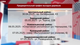 В Новокузнецке весной высадят более 15 тысяч деревьев