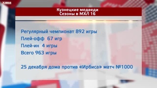 Скоро большой игровой юбилей у «Кузнецких медведей»