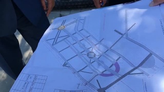 Губернатор осмотрел работы в сквере Жукова