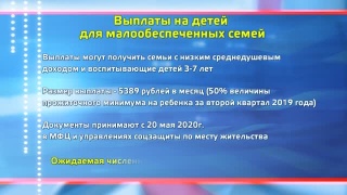 Прием заявлений на выплаты малоимущим семьям