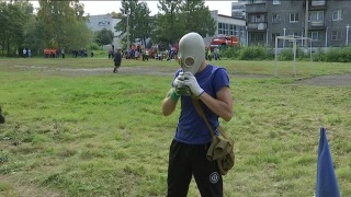 Юные пожарные соревнуются