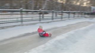 Снежный городок у Транспортно-технологического техникума