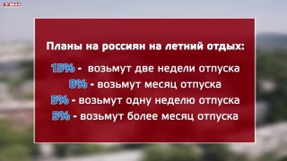 Планы россиян на отпуск