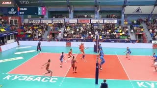 ВК «Кузбасс» одержал первую победу в чемпионате