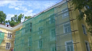 Капремонт фасада. Ленина, 51