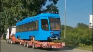 Еще 2 новых трамвая пришли в Новокузнецк