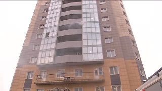 Пожарная тренировка на высотке