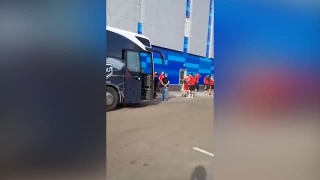 «Металлург» провел тренировку на «Кузнецком льду»